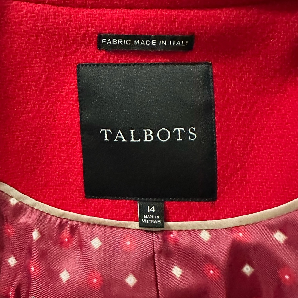 Wool Red Jacket - Picture 13 of 13